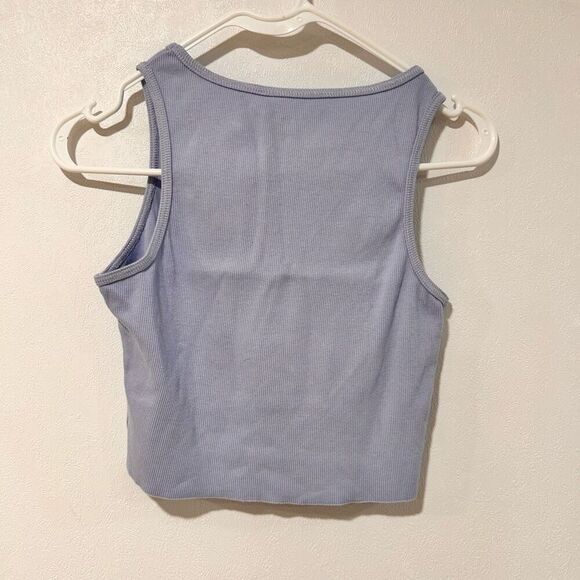 PAC Sun Eco Cropped Tank Top | Size Small | Lavender Purple - Picture 2 of 5